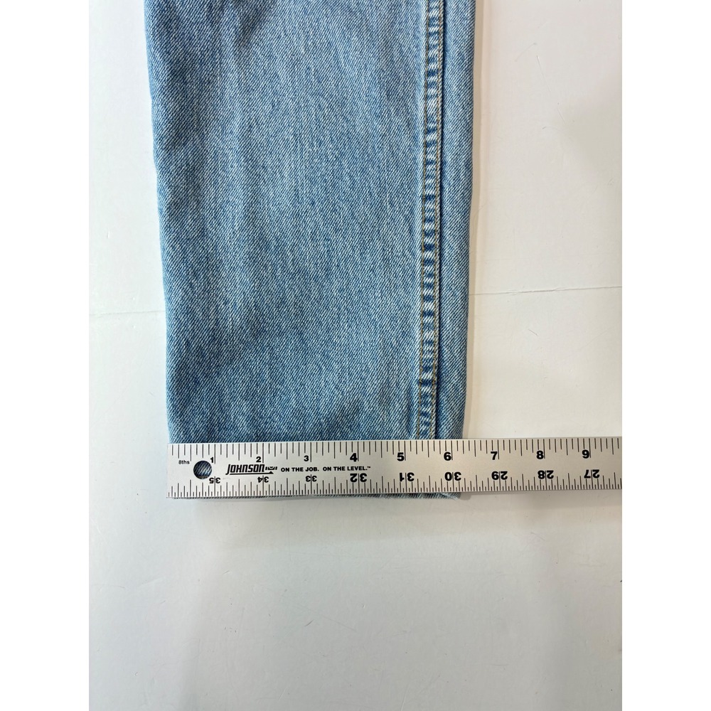 Levis 512 Vintage High Waisted Slim Fit Tapered Leg Jeans Light Wash Size 11 MED - Picture 10 of 10